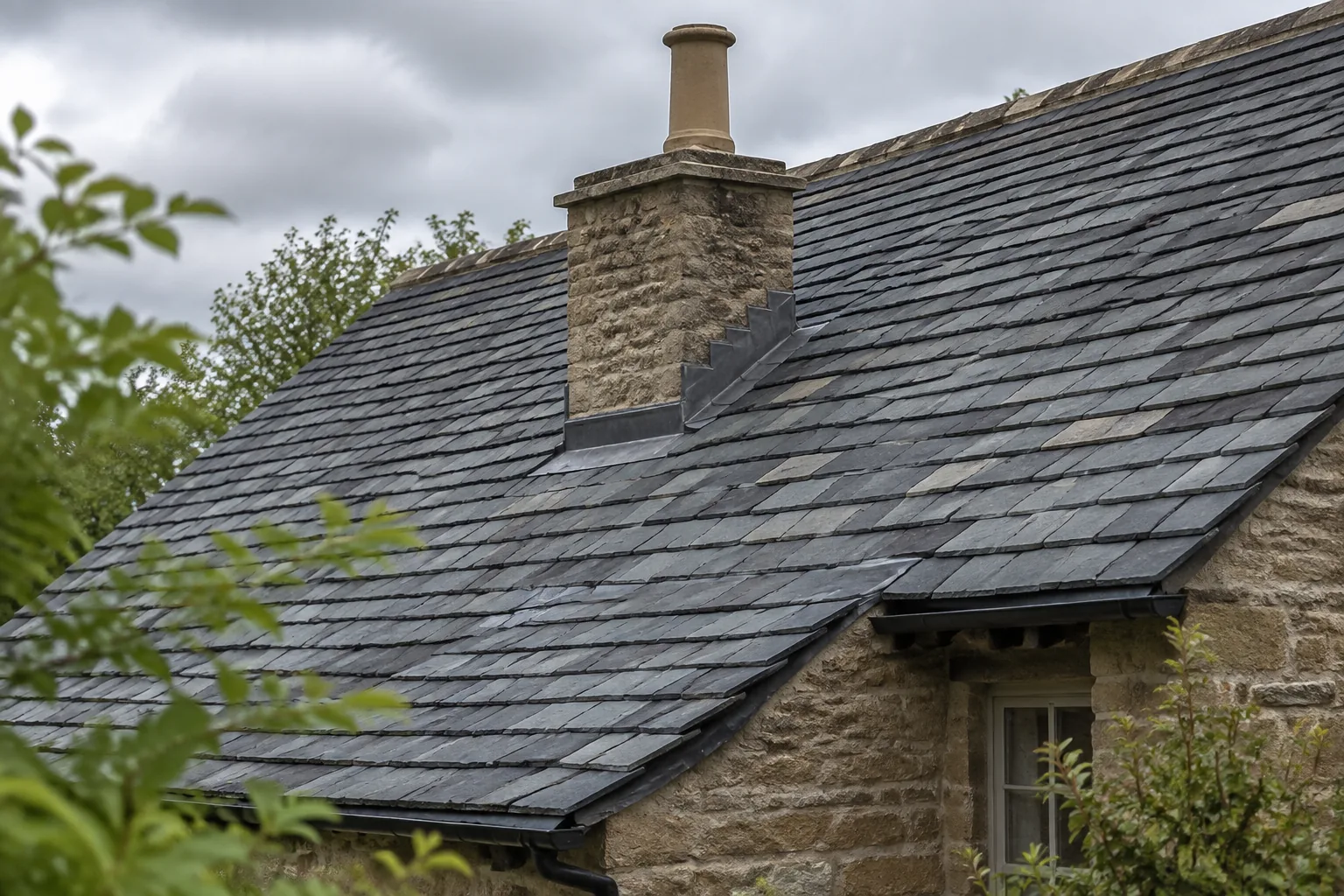 AI-generated roofing concept image illustrating roofing